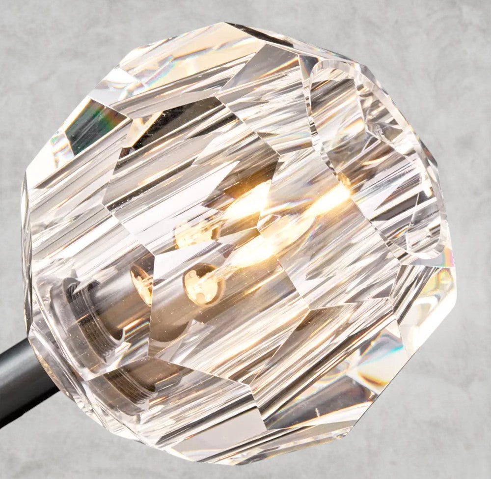 Boule De Cristal Clear Glass Linear Chandelier 48", 60"